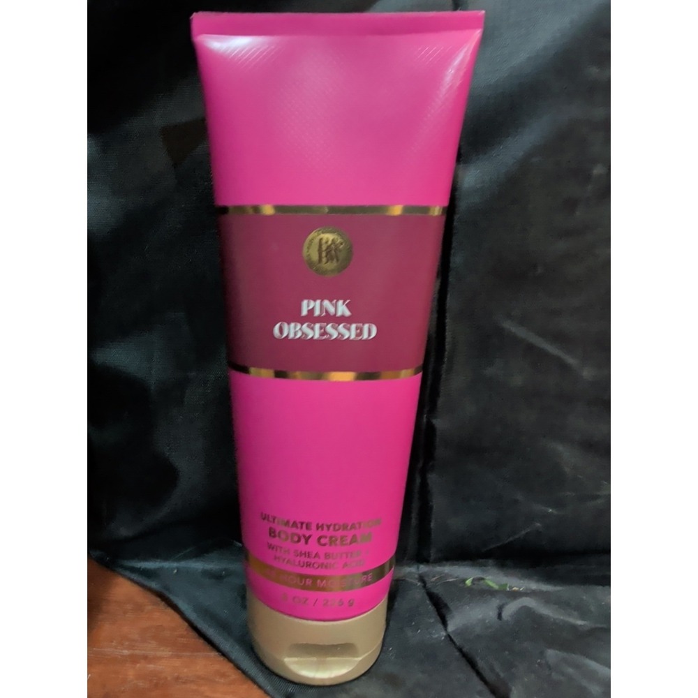 Bath & Body Works PINK OBSESSED Ultimate Hydration Body Cream‎ 8oz.